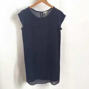 Joie Navy Blue Silk Dress